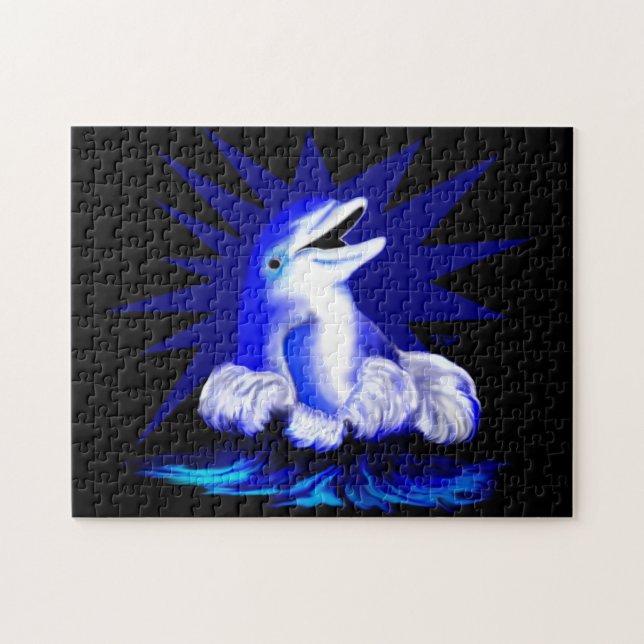 Smiling Dolphin Jigsaw Puzzle (Horizontal)
