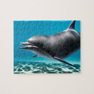 Smiling Dolphin Jigsaw Puzzle