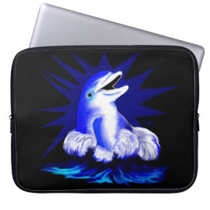Smiling Dolphin Laptop Sleeve