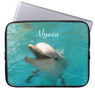 Smiling Dolphin Laptop Sleeve
