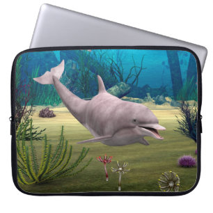 Smiling Dolphin Laptop Sleeve