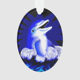 Smiling Dolphin Ornament