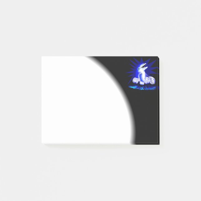 Smiling Dolphin Post-it Notes (Front)