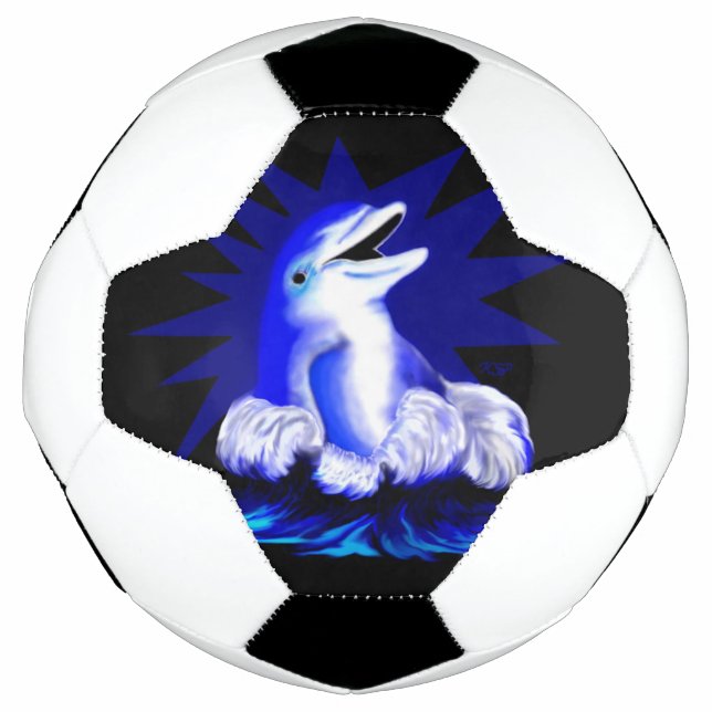 Smiling Dolphin Soccer Ball (Front)
