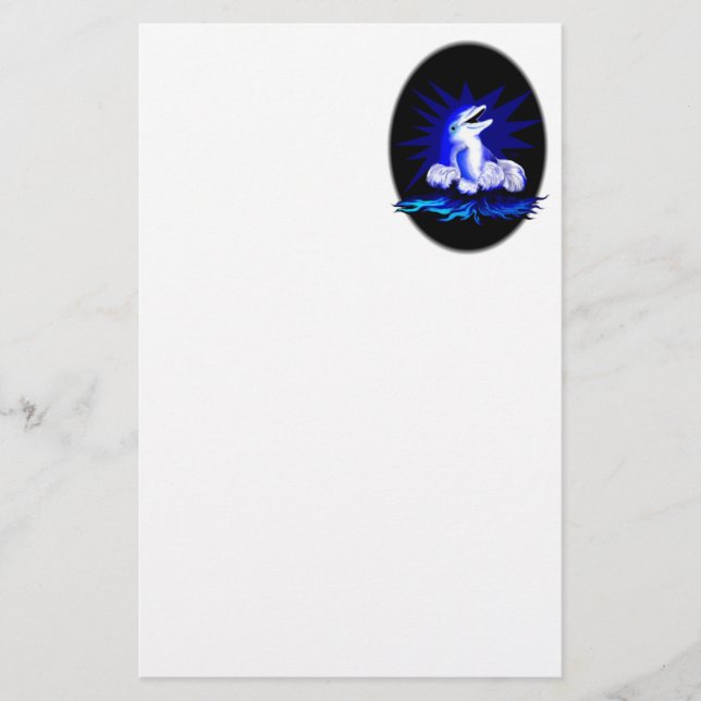 Smiling Dolphin Stationery (Front)