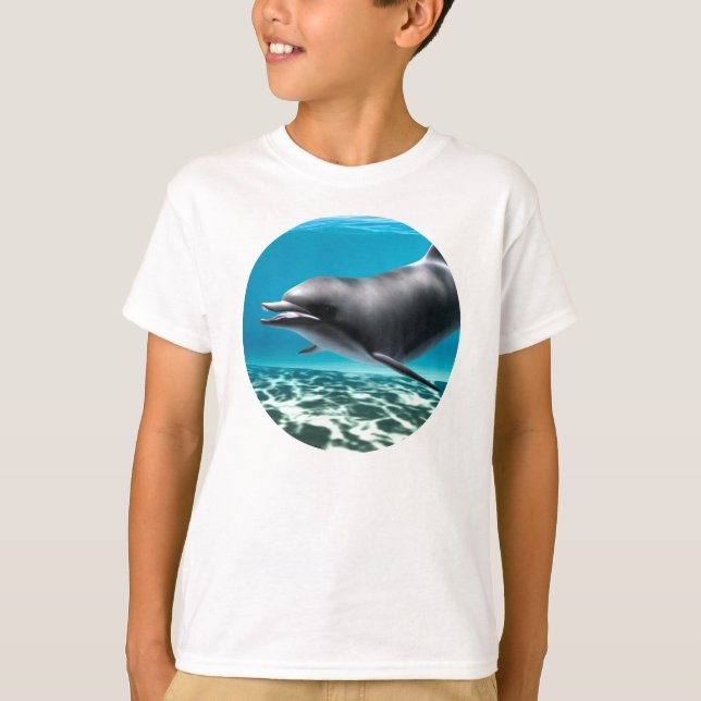 Smiling Dolphin T-Shirt (Front)