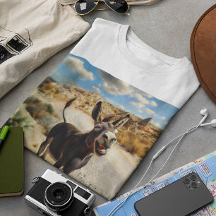 Smiling donkey, Oatman Arizona, Route 66 T-Shirt
