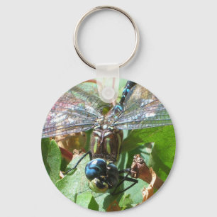 Smiling Dragonfly Key Ring