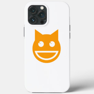 Smiling Emoji Cat iPhone 13 Pro Max Case