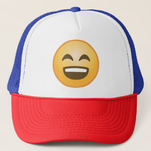Smiling Emoji Trucker Hat