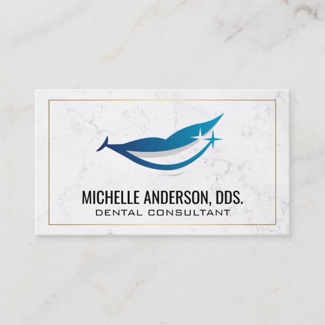 Smiling Face | Dental Business Card (Front)