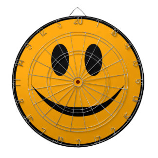 Smiling Face Emoji Dartboard