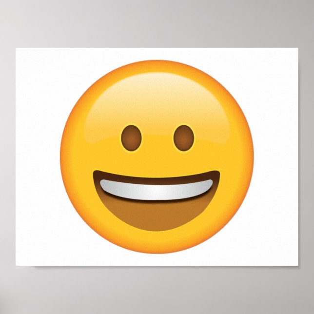 Smiling Face - Emoji Poster (Front)