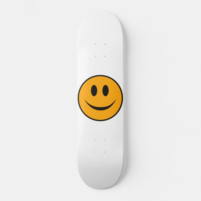 Smiling Face Emoji Skateboard (Front)