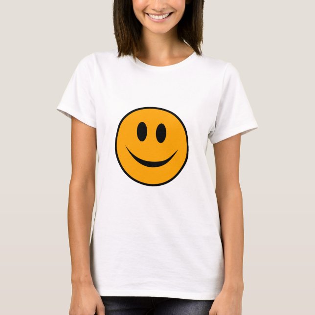 Smiling Face Emoji T-Shirt (Front)