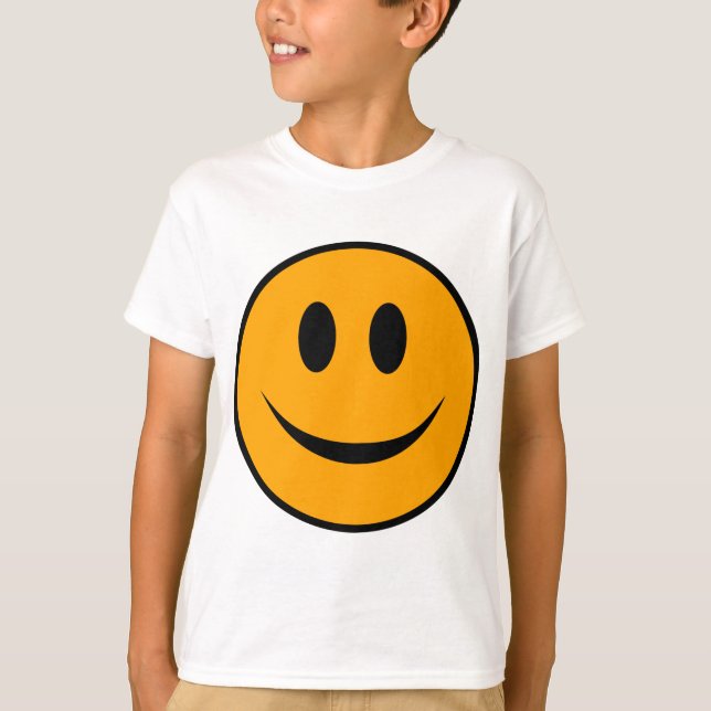 Smiling Face Emoji T-Shirt (Front)