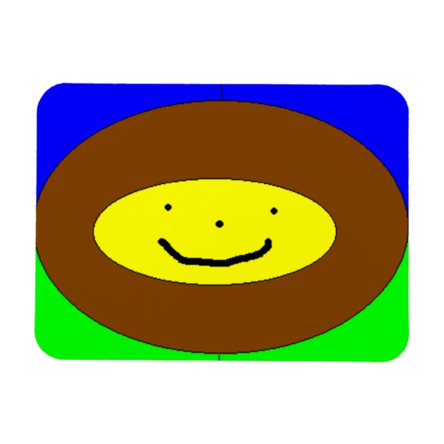 Smiling Face magnet (Horizontal)