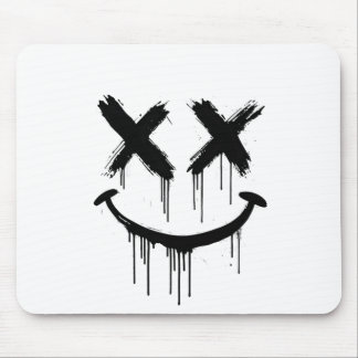 Smiling face. mouse pad