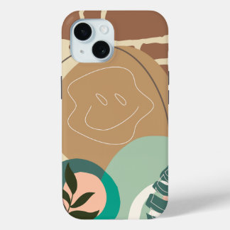 Smiling Face On The Wall iPhone 15 Case