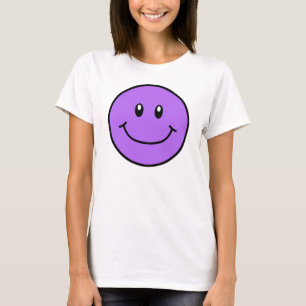 Smiling Face Shirt Purple 0001
