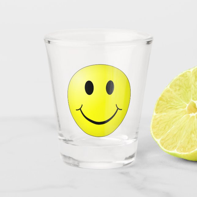 Smiling Face Shot Glass (Front)