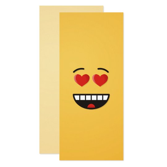 Smiling Face with Heart-Shaped Eyes Card