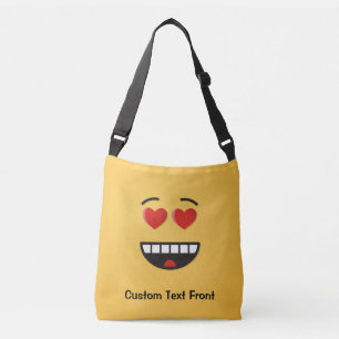 Smiling Face with Heart-Shaped Eyes Crossbody Bag