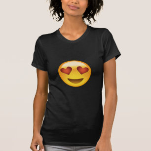 Smiling Face With Heart Shaped Eyes Emoji T-Shirt