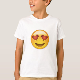 Smiling Face With Heart Shaped Eyes Emoji T-Shirt
