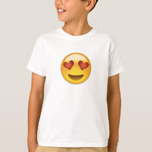 Smiling Face With Heart Shaped Eyes Emoji T-Shirt