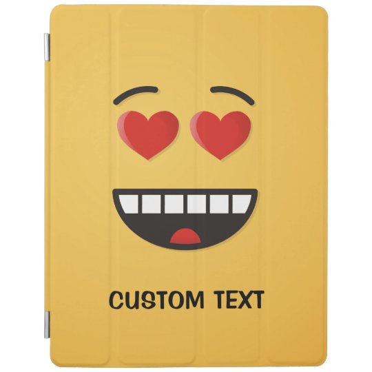 Smiling Face with Heart-Shaped Eyes iPad Cover