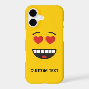 Smiling Face with Heart-Shaped Eyes iPhone Case