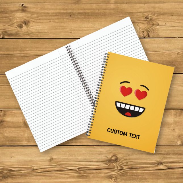 Smiling Face with Heart-Shaped Eyes Notebook (Creator Uploaded)