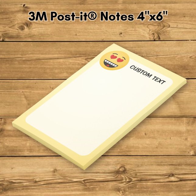 Smiling Face with Heart-Shaped Eyes Post-it Notes (Creator Uploaded)