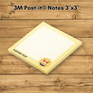 Smiling Face with Heart-Shaped Eyes Post-it Notes