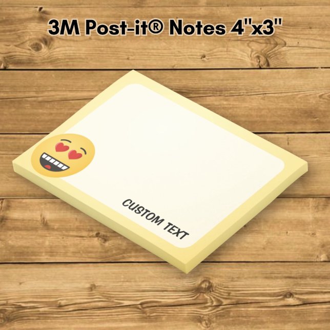 Smiling Face with Heart-Shaped Eyes Post-it Notes (Creator Uploaded)