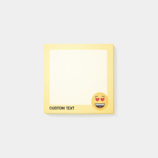 Smiling Face with Heart-Shaped Eyes Post-it Notes