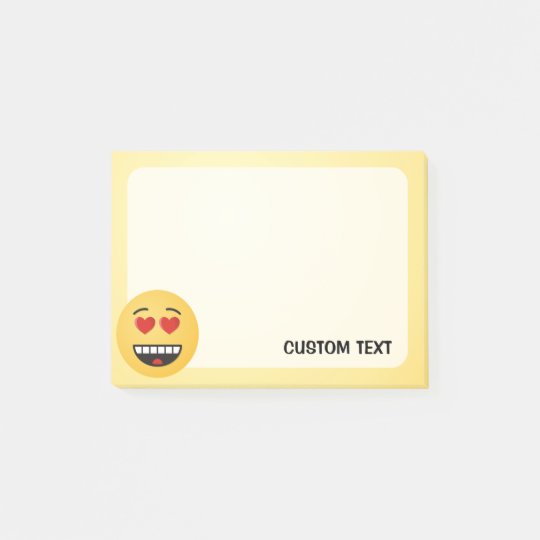 Smiling Face with Heart-Shaped Eyes Post-it Notes