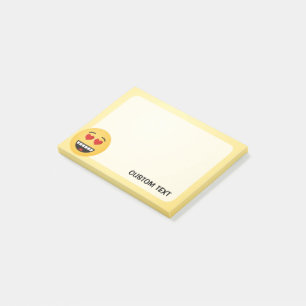 Smiling Face with Heart-Shaped Eyes Post-it Notes