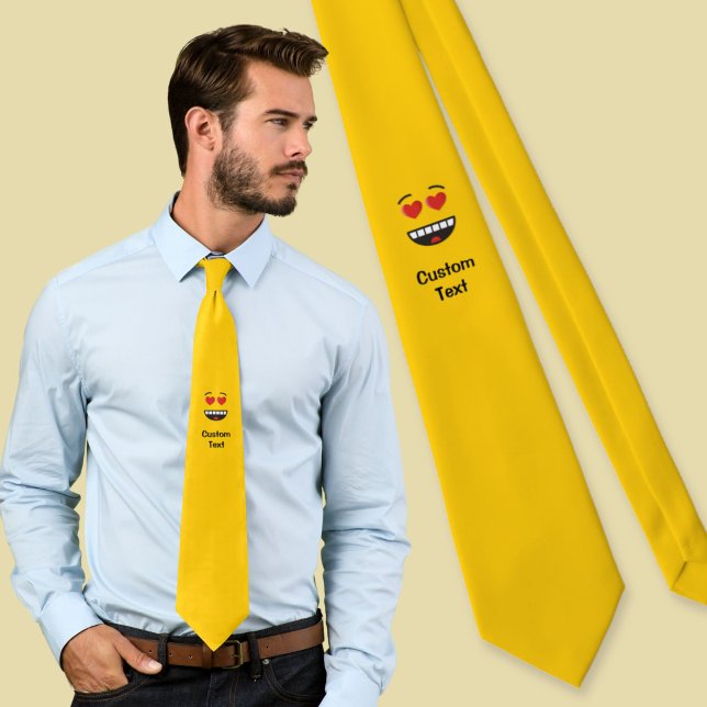 Smiling Face with Heart-Shaped Eyes Tie (Creator Uploaded)