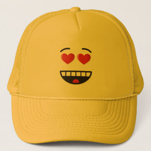 Smiling Face with Heart-Shaped Eyes Trucker Hat