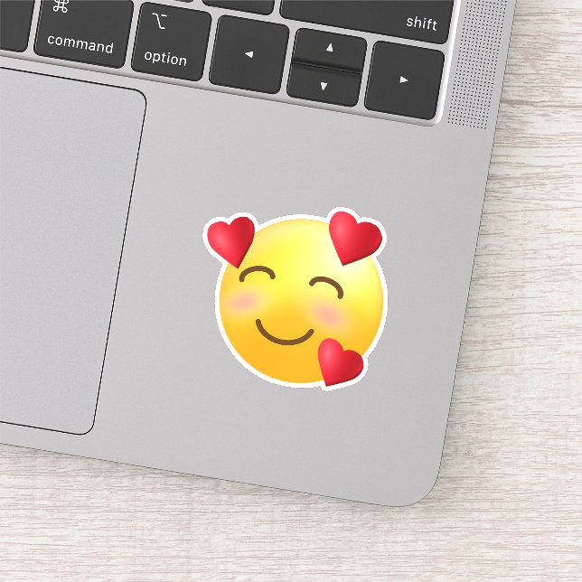 Smiling Face With Hearts Emoji (Detail)