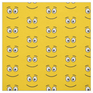 Smiling Face with Open Eyes Fabric