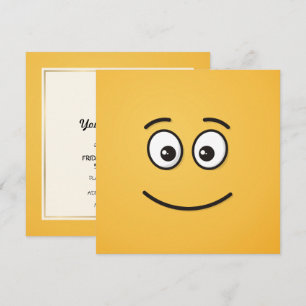 Smiling Face with Open Eyes Invitation