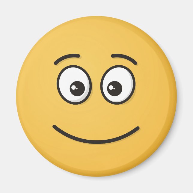 Smiling Face with Open Eyes Magnet (Front)
