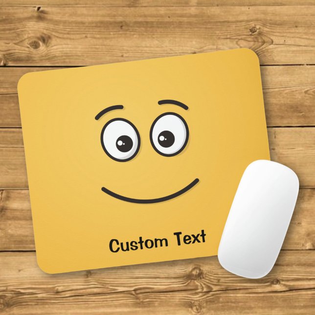 Smiling Face with Open Eyes Mouse Pad (Creator Uploaded)