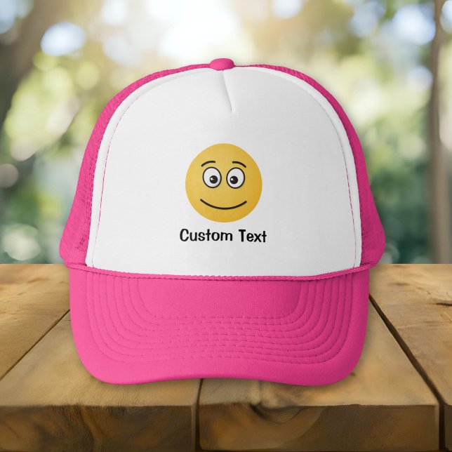 Smiling Face with Open Eyes Trucker Hat (Creator Uploaded)