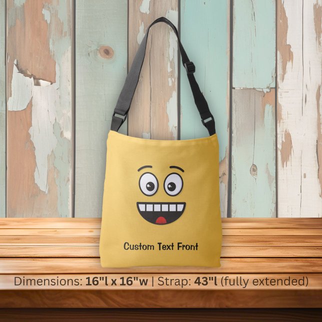 Smiling Face with Open Mouth Crossbody Bag (Creator Uploaded)