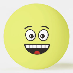 Smiling Face with Open Mouth Ping-Pong Ball