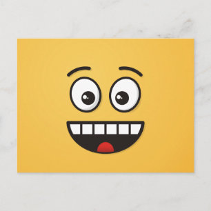 Smiling Face with Open Mouth Postcard